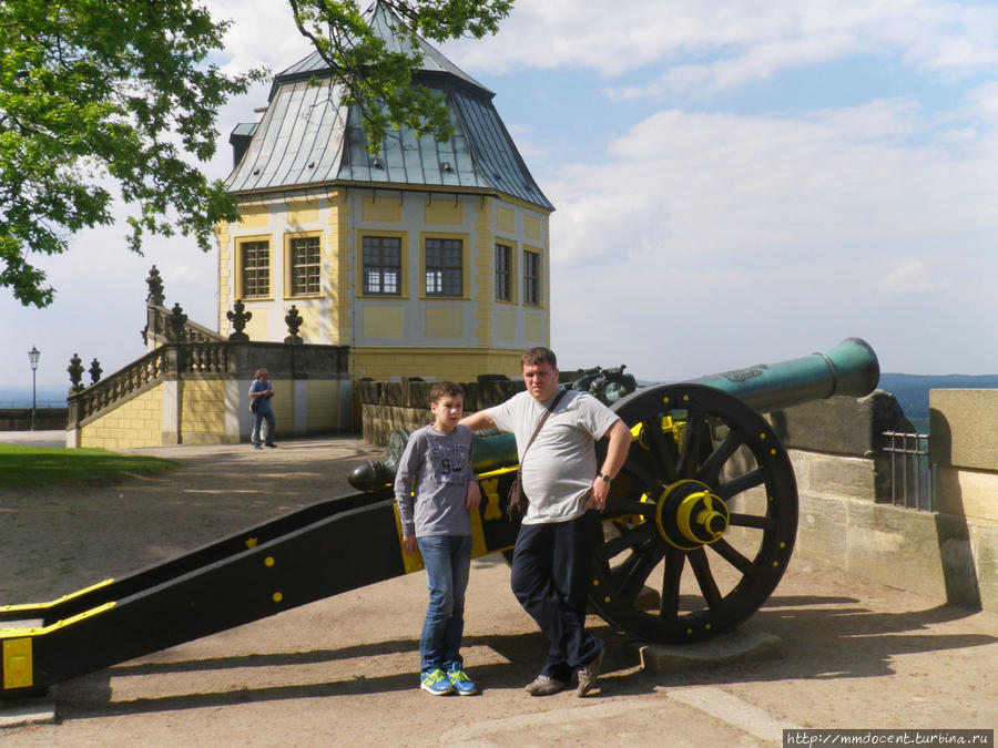 Крепость над Саксонией Кёнигштайн, Германия