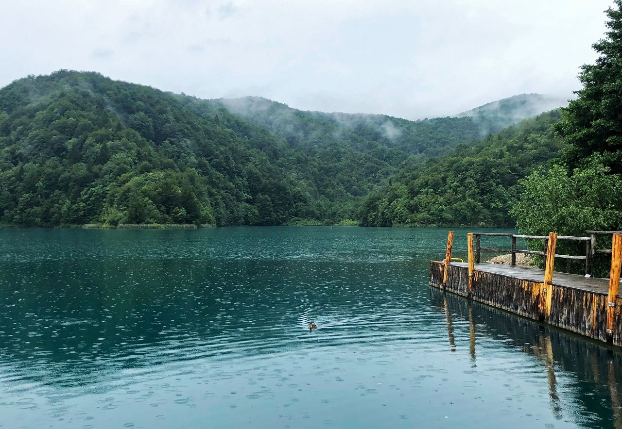 Озеро Козяк Национальный парк Плитвицкие озёра, Хорватия