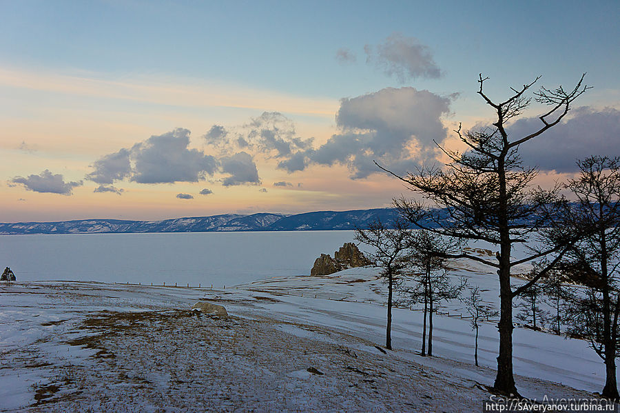 Хужир, мыс Бурхан, рассвет Хужир, остров Ольхон, Россия
