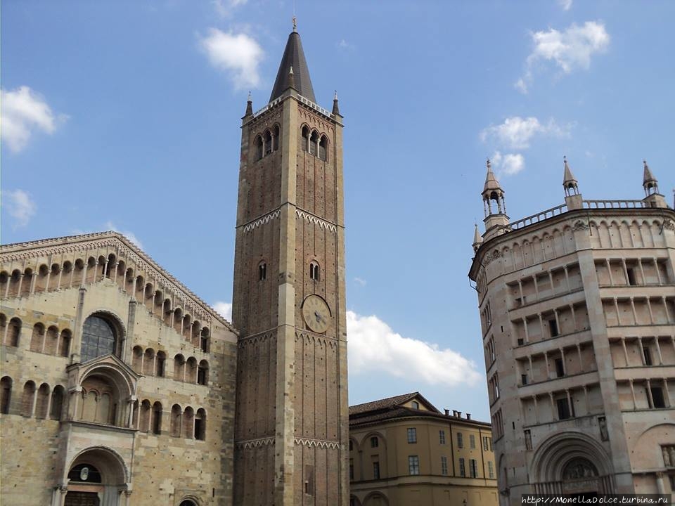 Пешеходный маршрут в городе Parma Парма, Италия