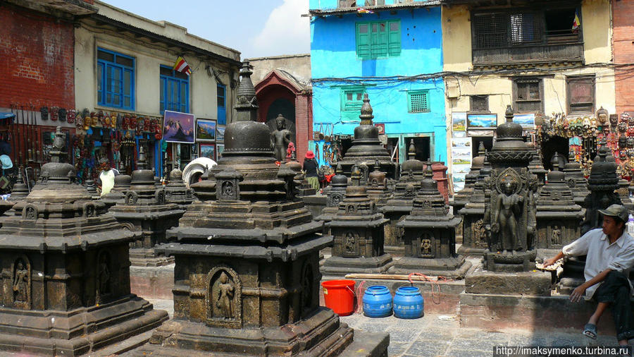 Катманду. Самовозникшая ступа Сваямбунатх Катманду, Непал