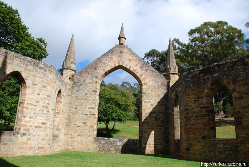 Остатки церкви Порт-Артур, Австралия