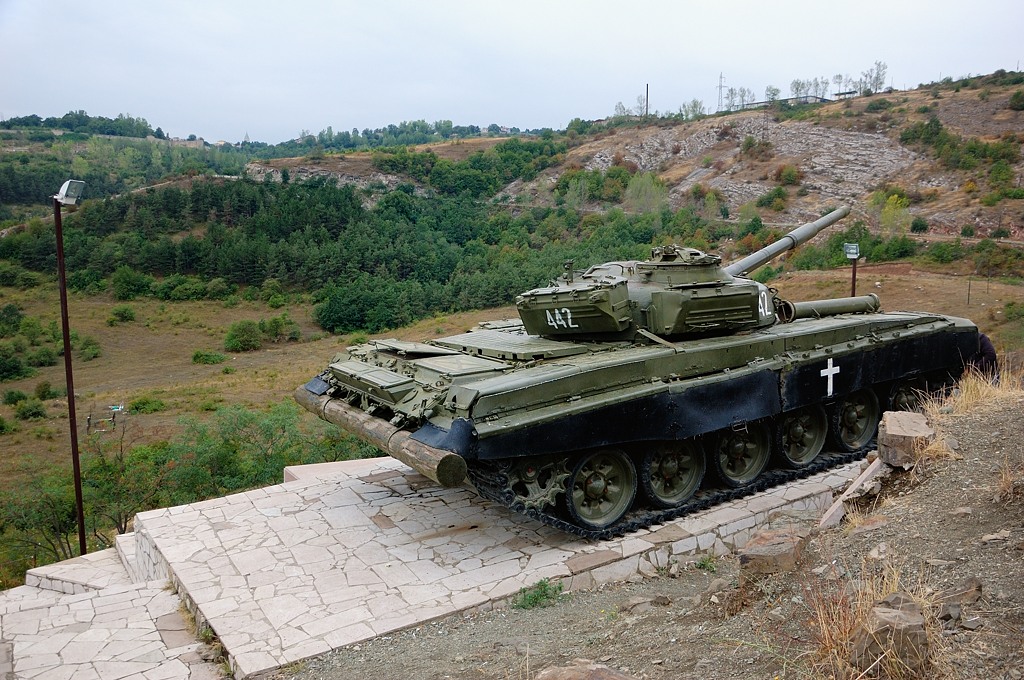 Танк-памятник Т-72 Шуши, Азербайджан