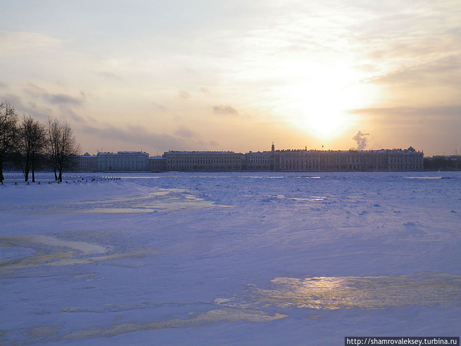 Мороз, ветер, Петропавловка Санкт-Петербург, Россия