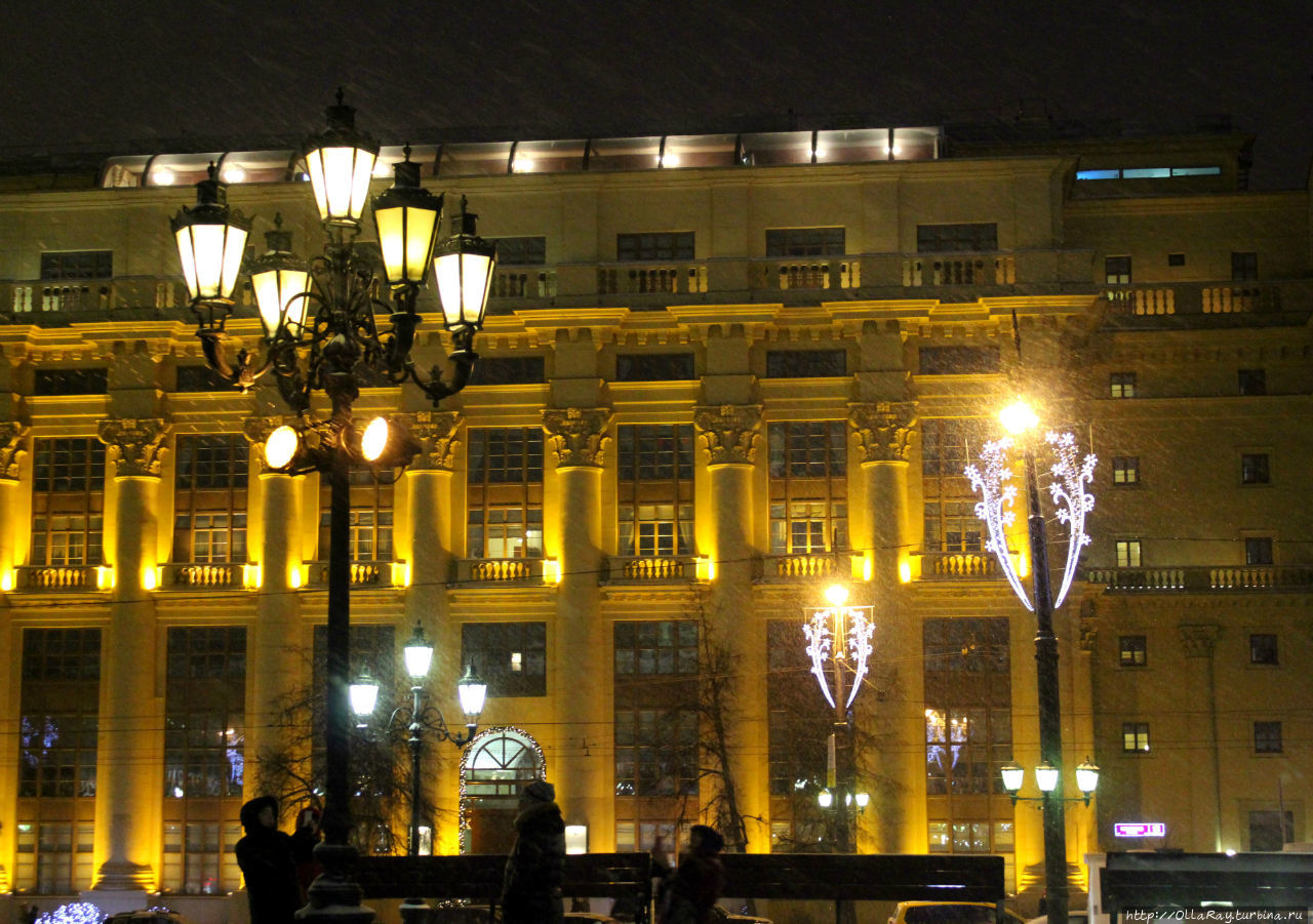 Зимний вечер в Москве Москва, Россия