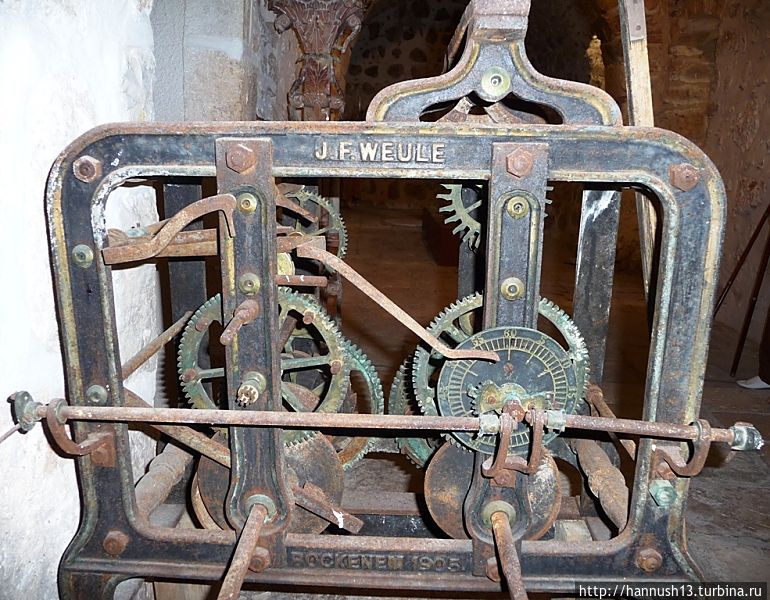 Часовой механизм известной фирмы Weule, 1905 г.