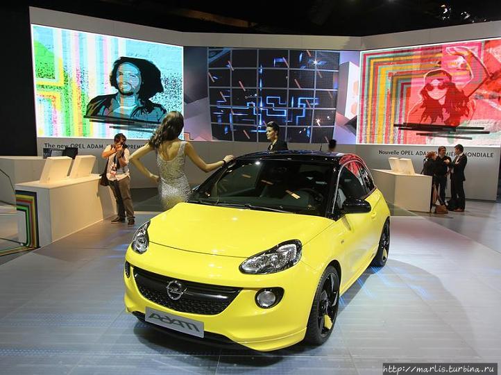 Opel Adam, foto Internet Рюссельсхайм, Германия