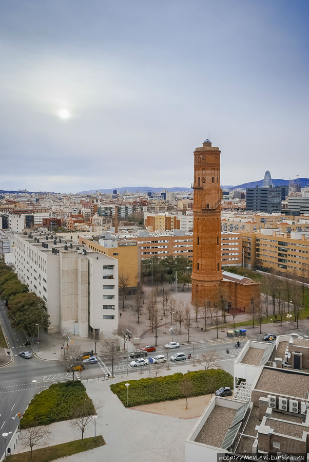 Взгляд с высоты на Барселону Барселона, Испания