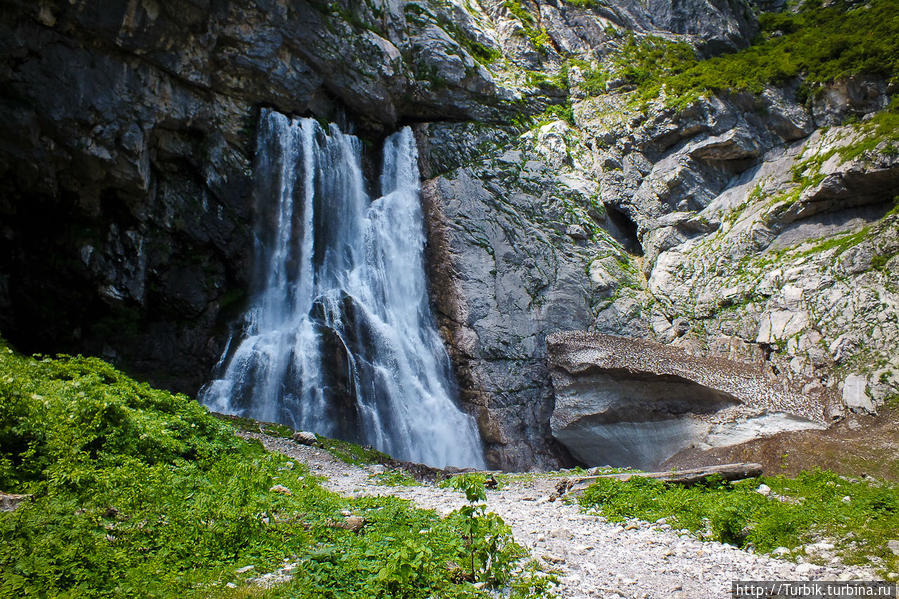 Гегский водопад Рица Реликтовый Национальный Парк, Абхазия