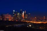 Вид на ММДЦ «Москва-Сити» с Воробьевых гор.