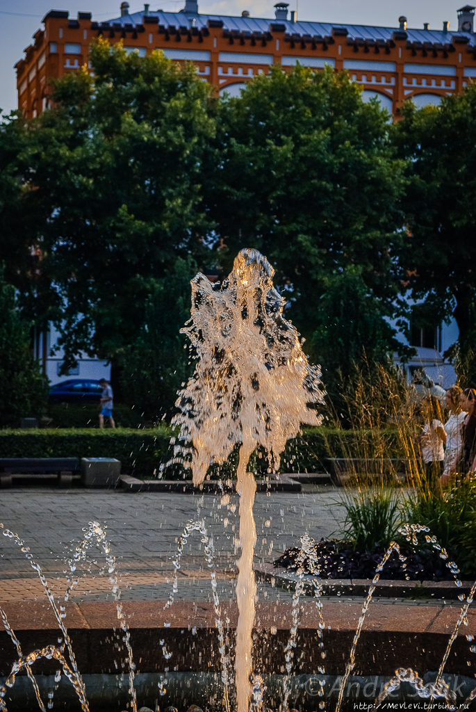 В закатном солнце Рига, Латвия