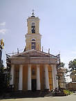 Петропавловский собор
(был заложен в 1809г. по заказу Н.П.Румянцева, построен в 1819г., архитектор Дж.Кларк, стиль классицизм)
