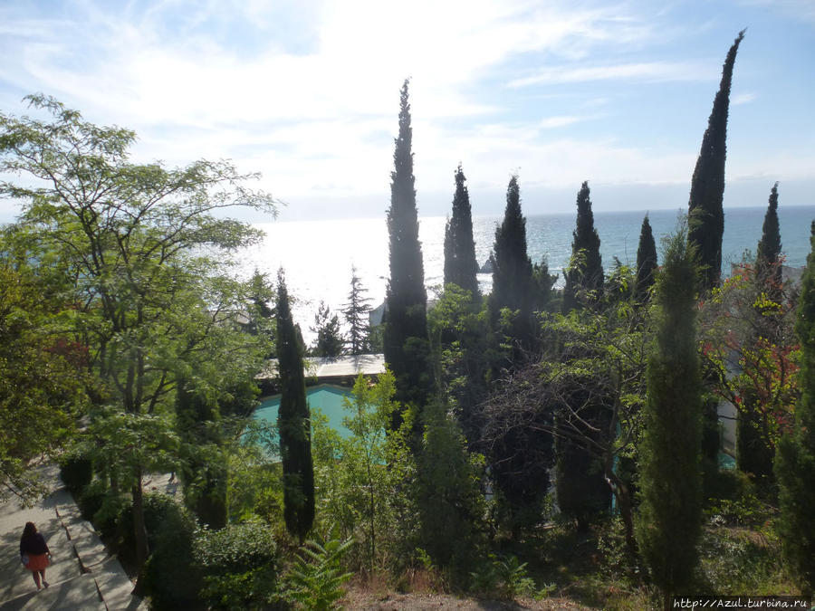 А это парк санатория Утес Алушта, Россия