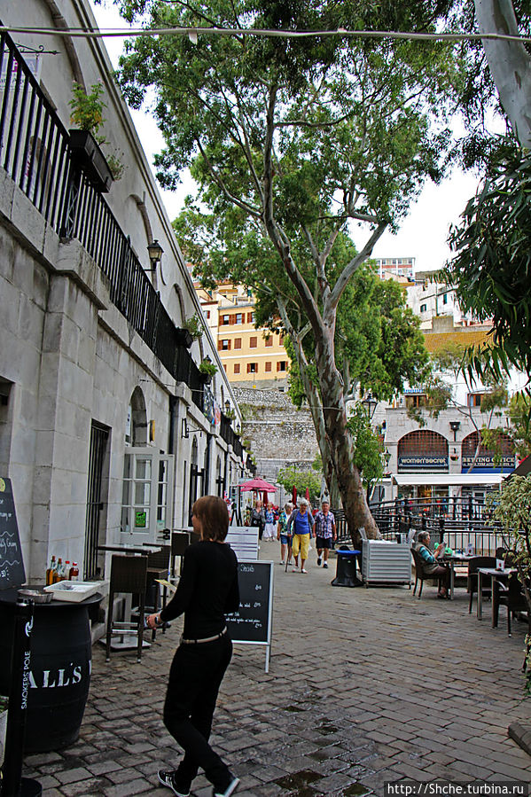Центральная площадь Гибралтара  Casemates Square Гибралтар город, Гибралтар