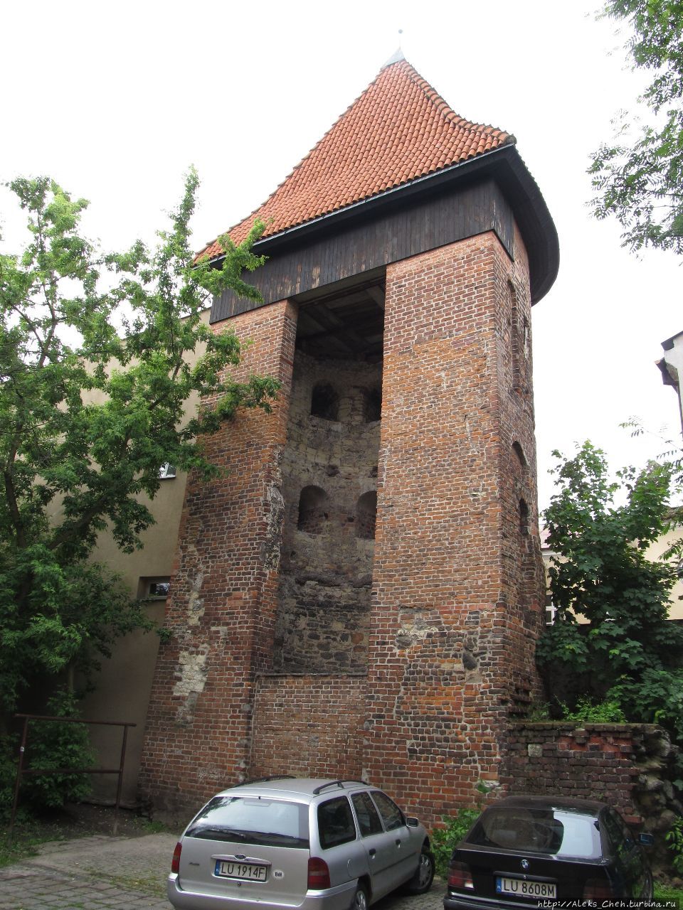 Одна из оборонительных веж Люблин, Польша