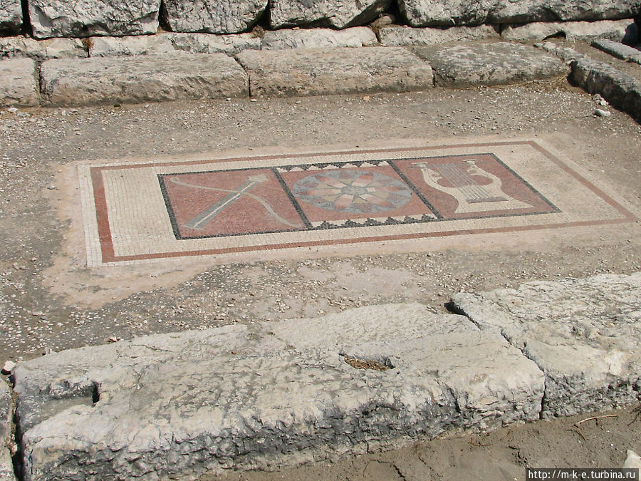 Мозаика в храме Артемиды и Апполона Эгейский регион, Турция