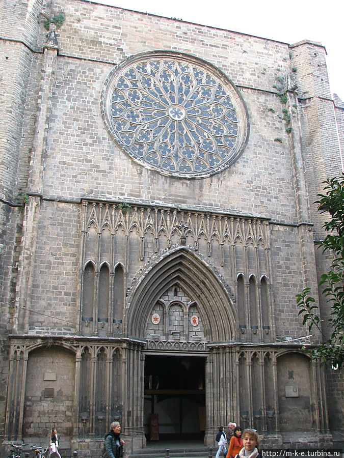 церковь Санта-Мария-дель-Пи Барселона, Испания