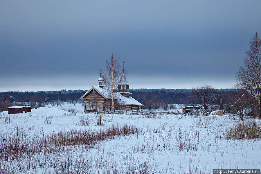 Зимняя сказка в Карелии Кижи, Россия