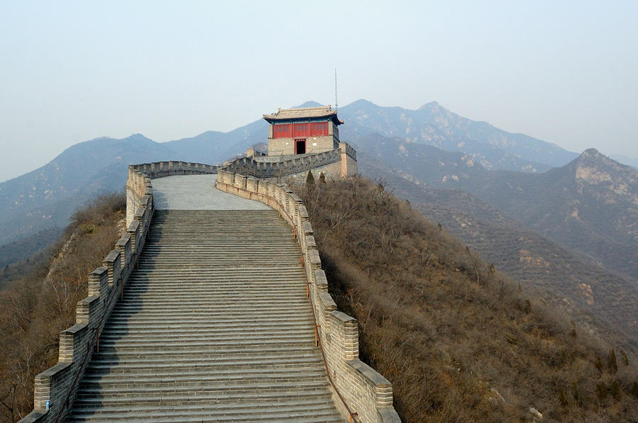 Тот не герой, кто не поднялся на Великую Стену Цзюйюнгуань (Великая Стена), Китай