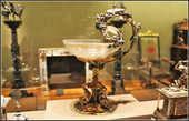 Чаша Сбор винограда. Серебро, позолота, эмаль, агат и жемчуга. 1844 г.