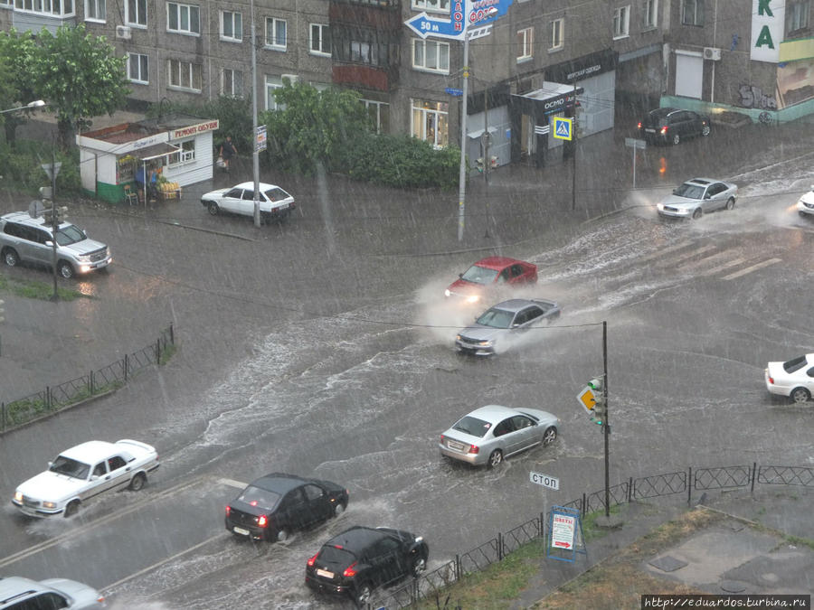 23 июля город накрыло циклоном Красноярск, Россия
