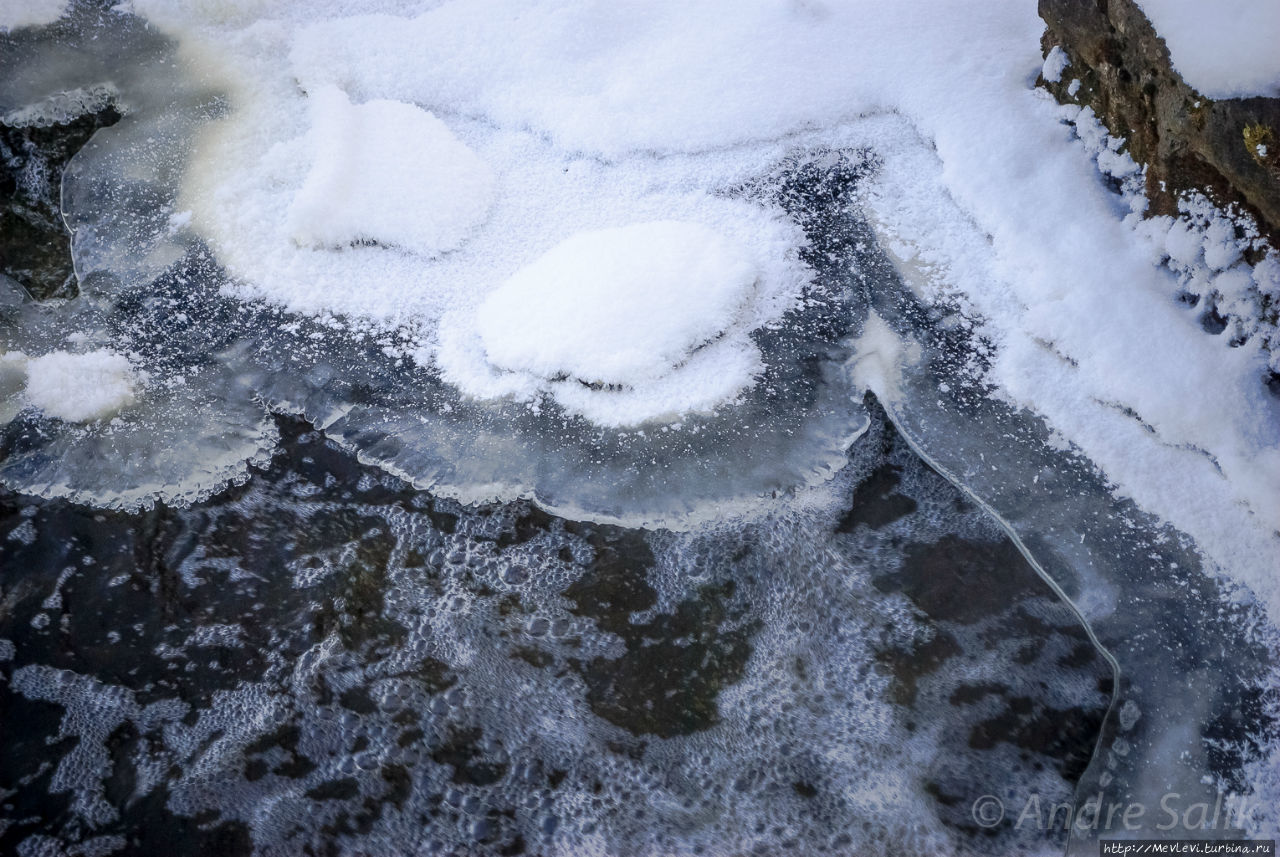 Мороз в парке Аркадия. Рига, Латвия