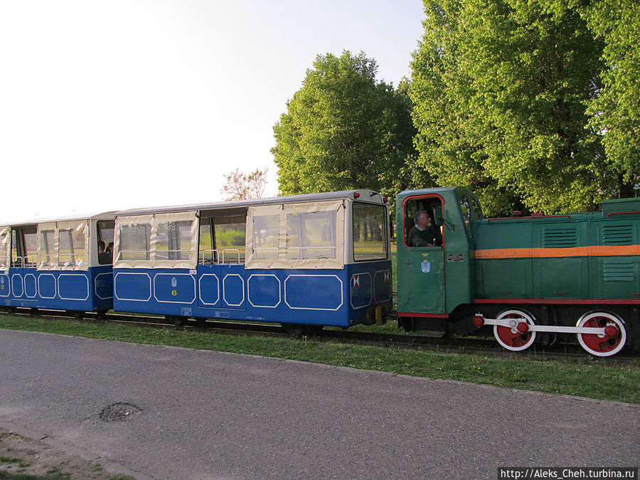 Такой железной дорогой можно доехать до зоопарка Познань, Польша