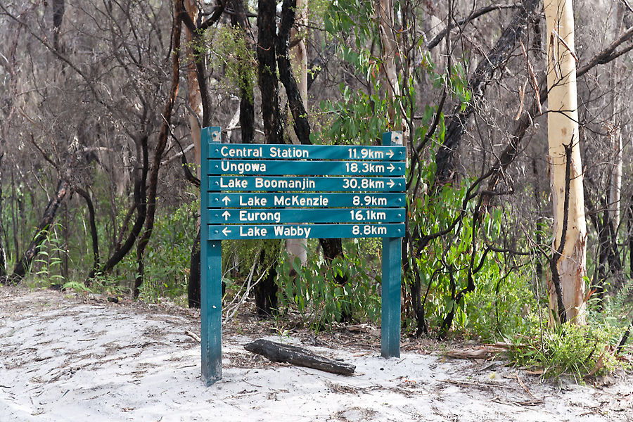 песчаные направления с указателя