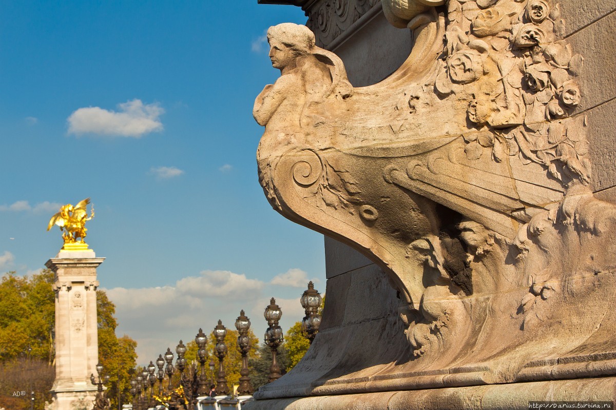 Париж — Мост Александра III Париж, Франция