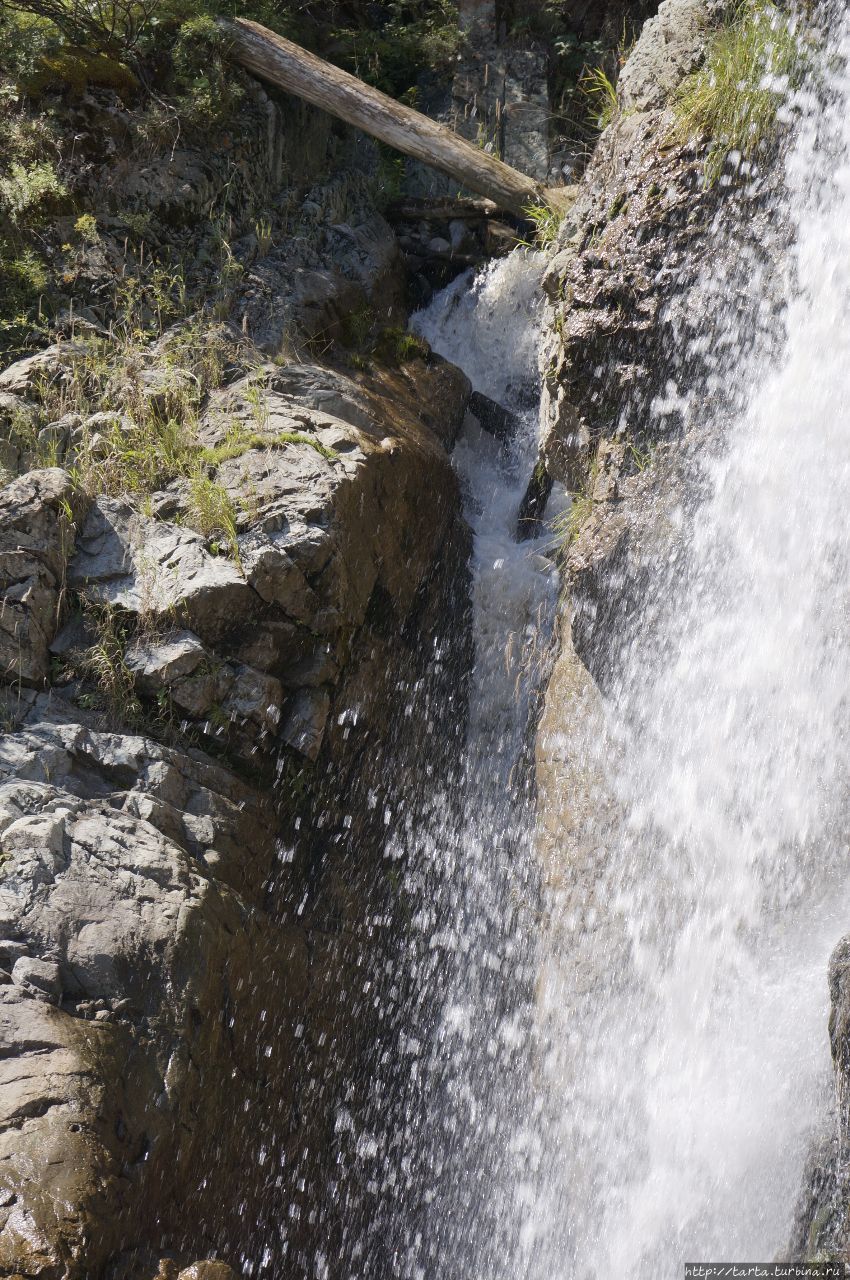 Камышлинский водопад время спустя Камышлинский водопад, Россия