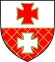 Герб города с символами крестоносцев