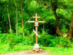 Крест у купели Святого Пафнутия