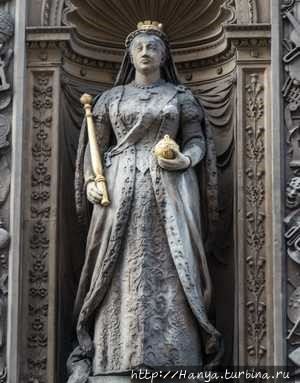 Темпл-Бар-Мемориал в Лондоне. Королева Виктория. Фото из интернета Лондон, Великобритания
