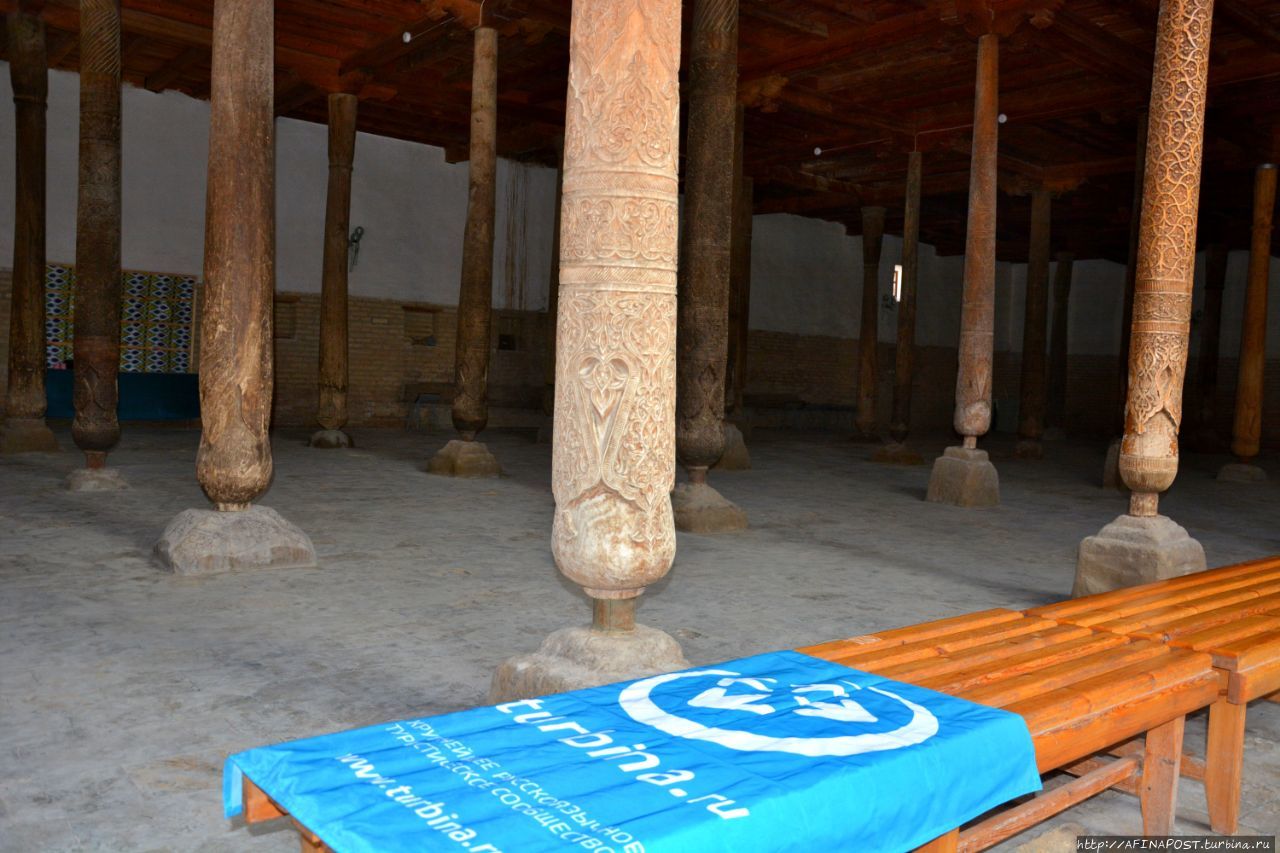 Хива. Ичан-Кала. Джума-мечеть и её минарет Хива, Узбекистан