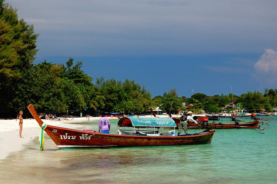Пляж Паттайя-бич Остров Липе, Таиланд