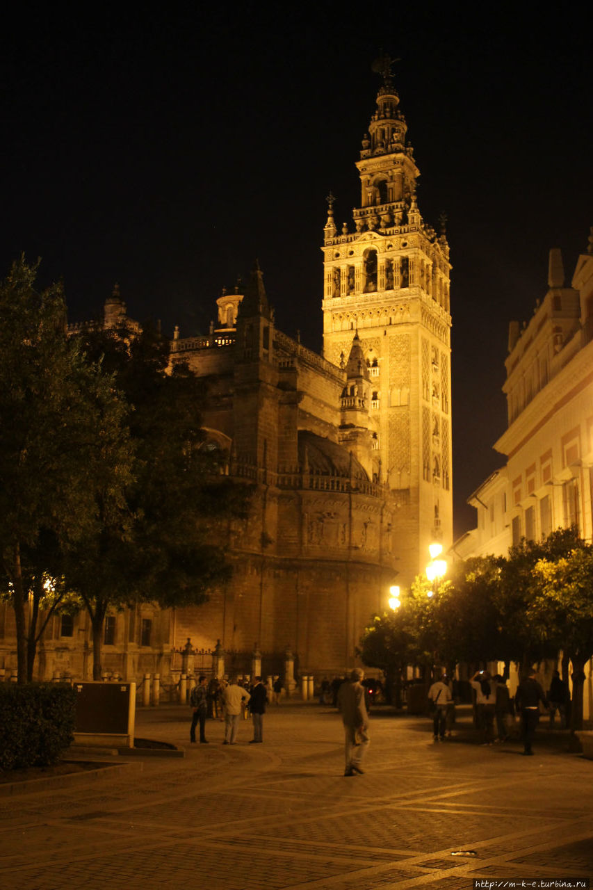 Ночная Севилья Севилья, Испания