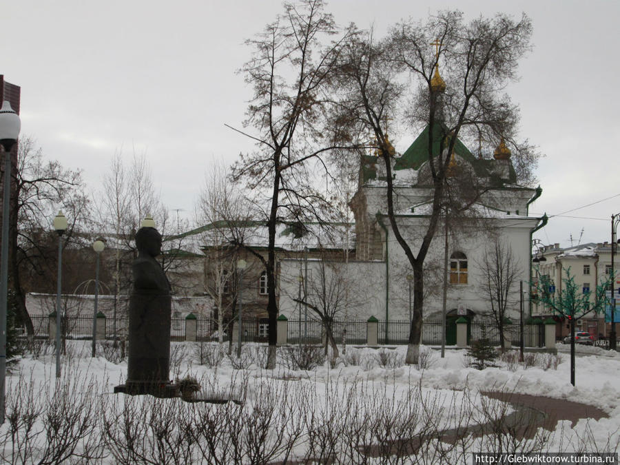 Прогулка по Тюмени в апрельский снегопад Тюмень, Россия