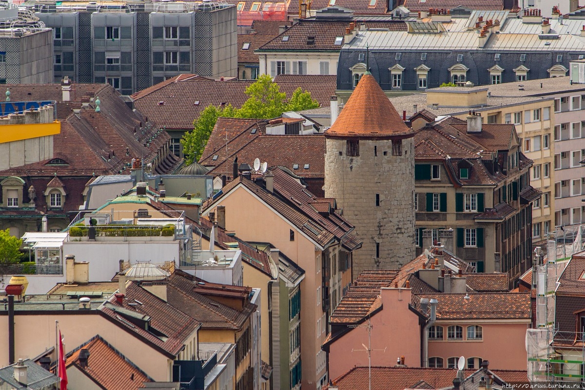 Женева — Лозанна, Виды с Кафедрального собора Лозанны Лозанна, Швейцария