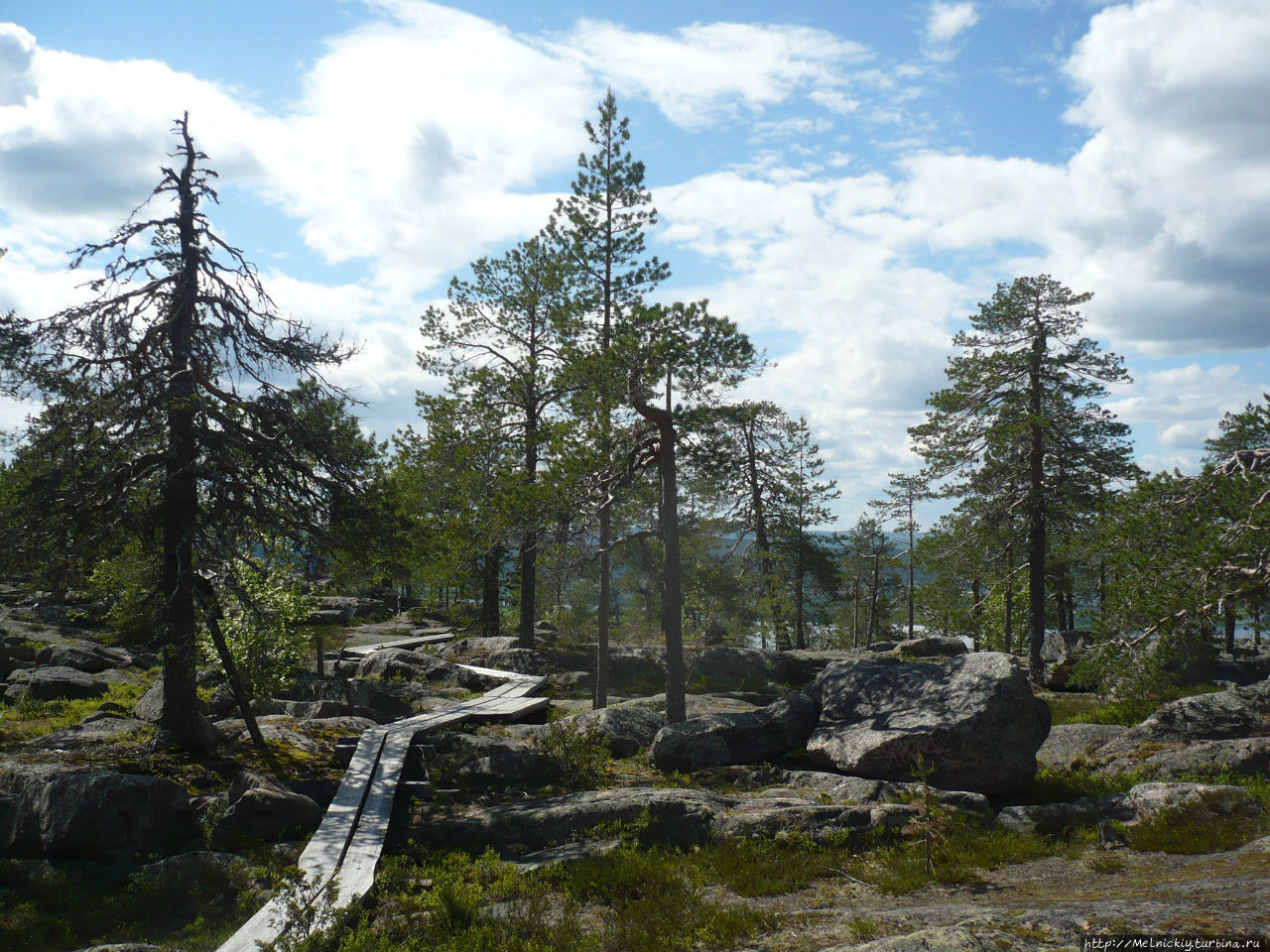 Прогулка по горе Авасакса Юлиторнио, Финляндия