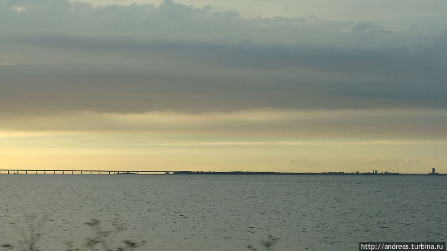 Датские острова соединены длинными мостами Дания