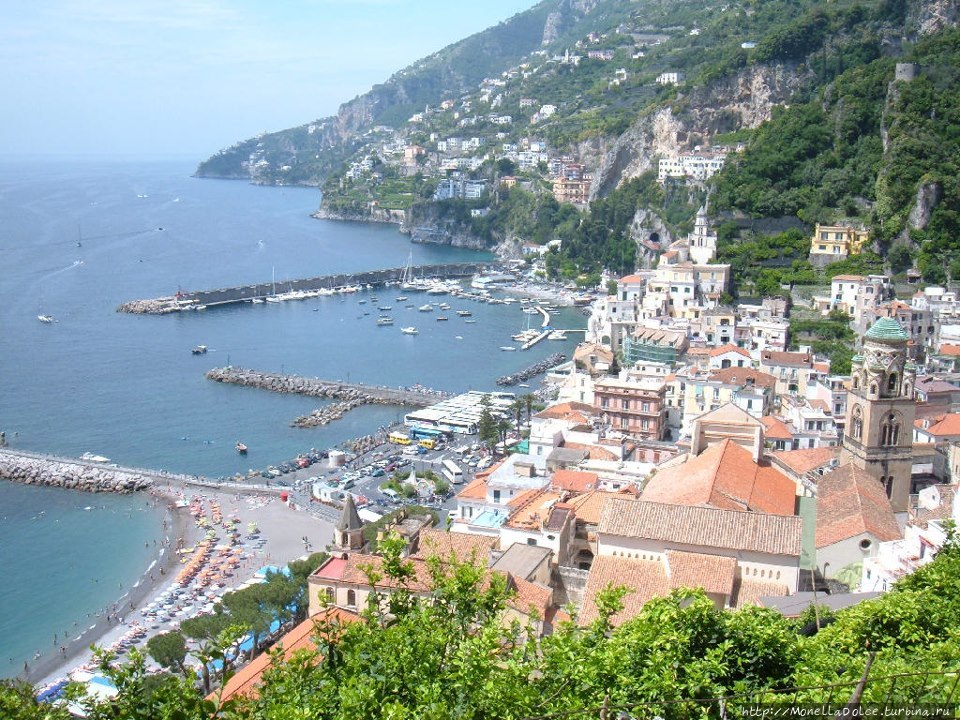 Пешеходный маршрут от Amalfi до Atrani Амальфи, Италия