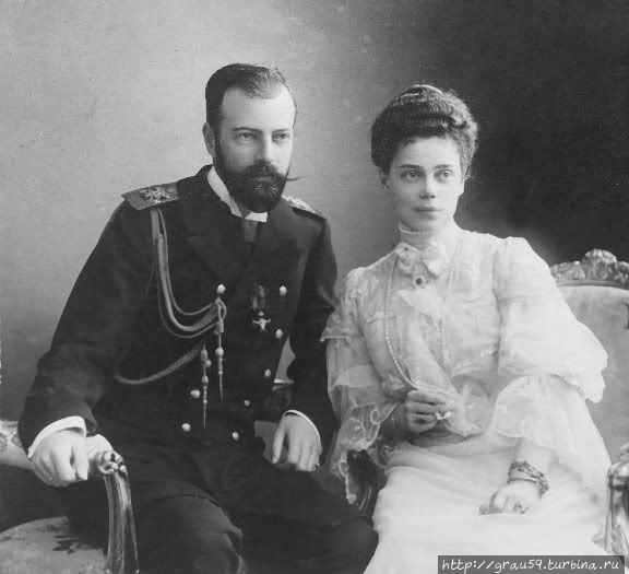 Великий князь Александр Михайлович и Великая княгиня Ксения Александровна (фото из Интернета) Ялта, Россия