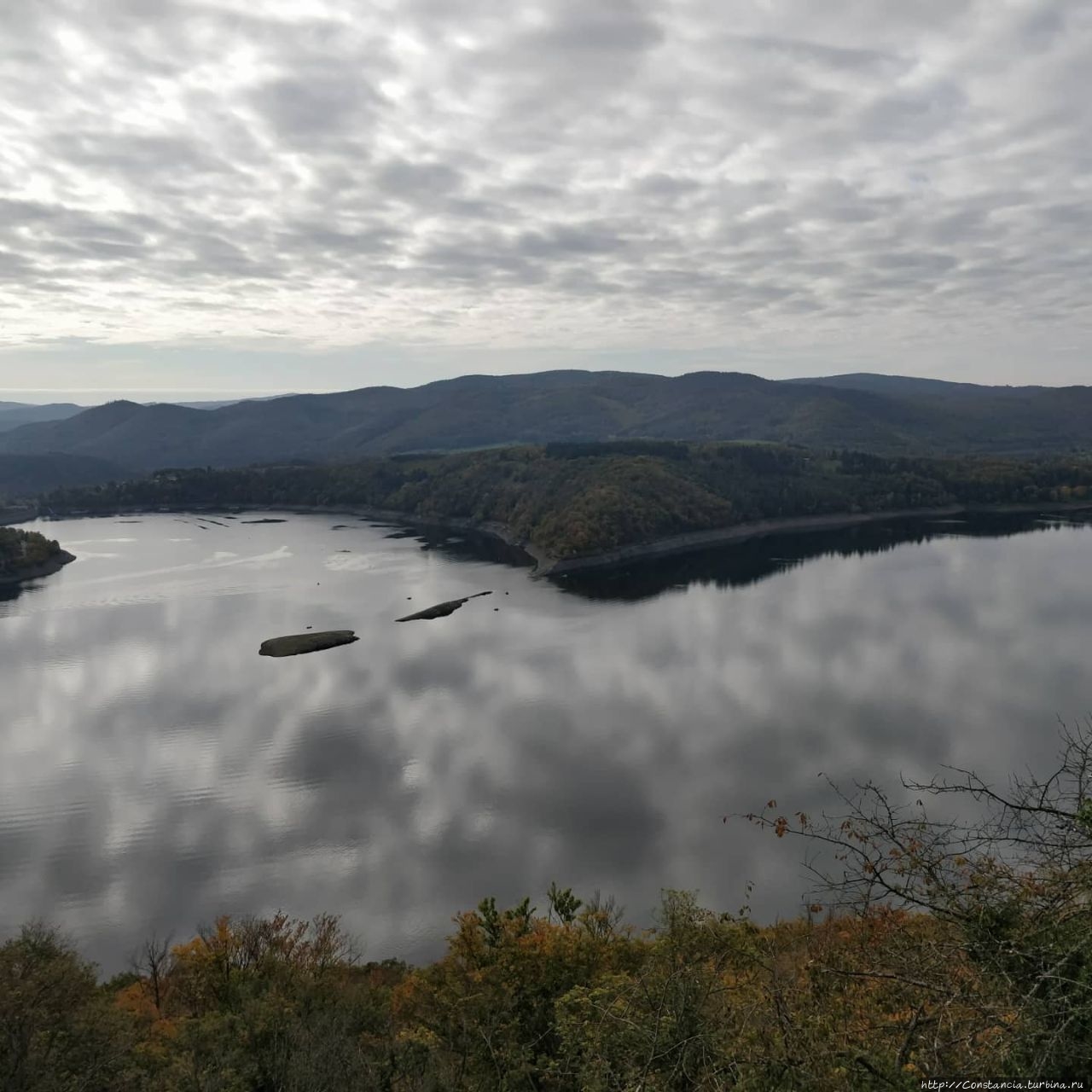 Озеро Эдер ( Edersee) Земля Гессен, Германия