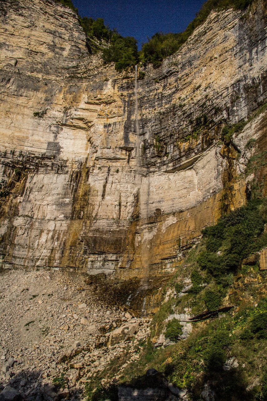каньон Окаце и водопад Кинчха Зеда-Горди, Грузия