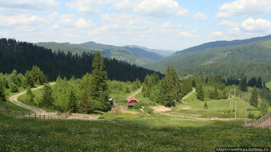 Ландшафты северной Румынии Румыния