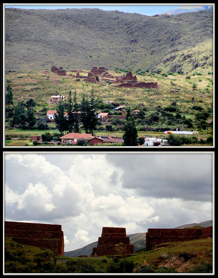 Некоторые археологические объекты видно прямо с дороги Регион Куско, Перу