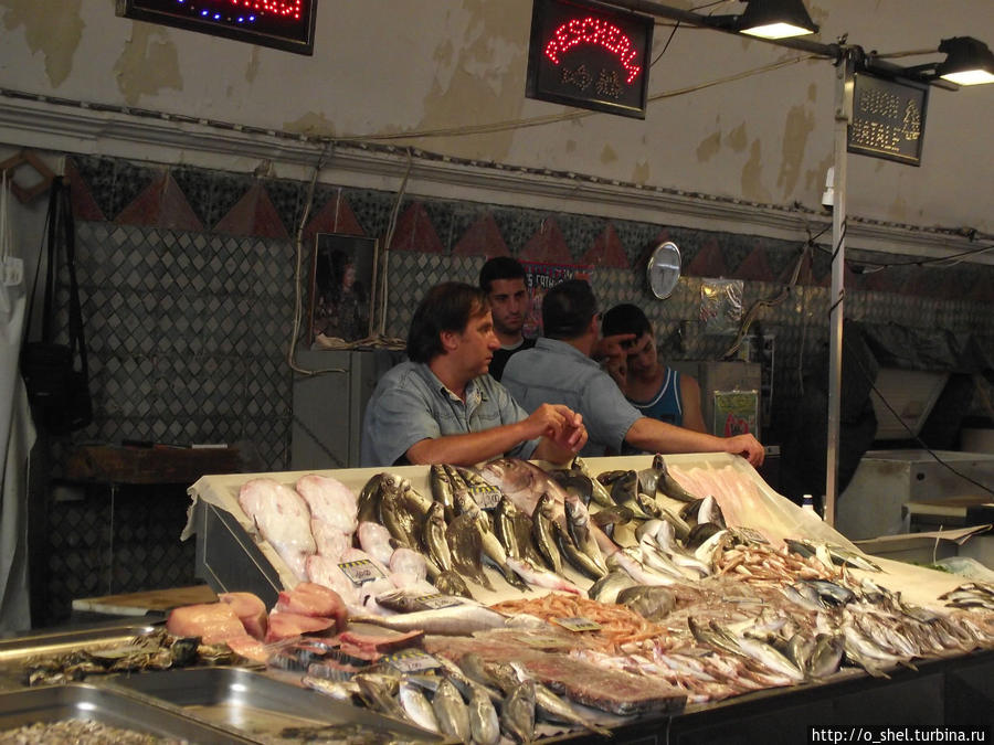Рыбный рынок в Катании
