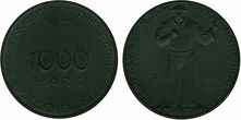 1000 марок, компания Conradty, материал — прессованный уголь