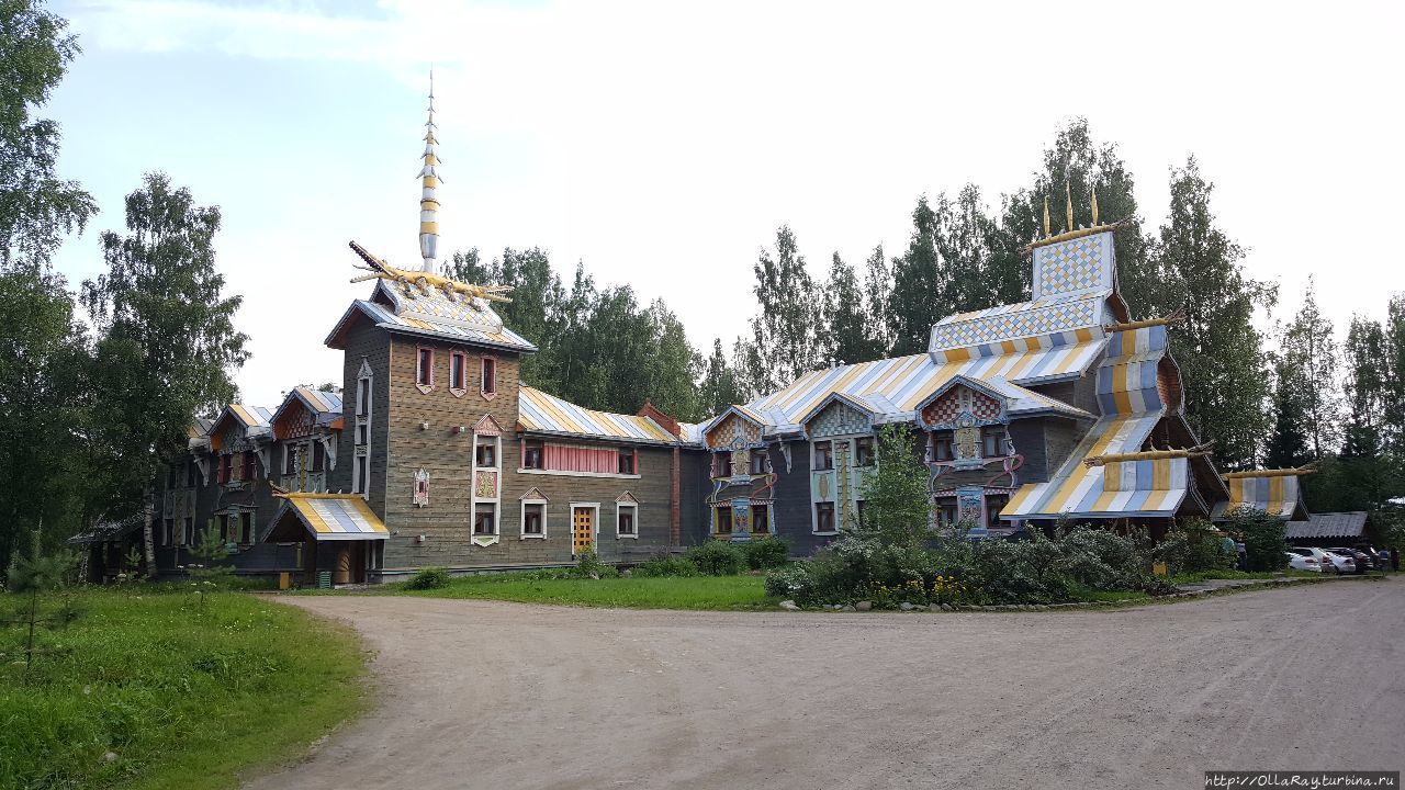 Гостиничный комплекс в Мандрогах. Верхние Мандроги, Россия