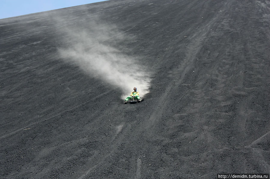 Вулканбординг Леон, Никарагуа